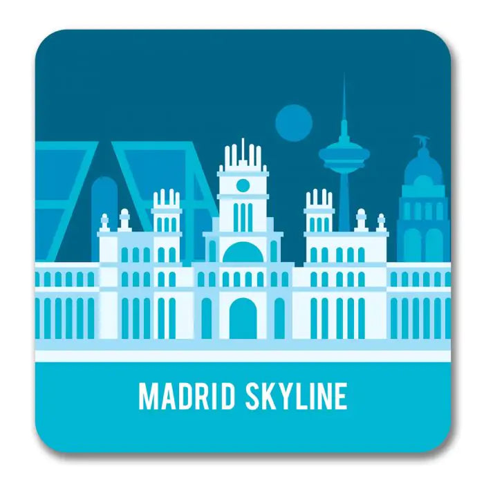 Madrid Skyline Souvenir Magnet