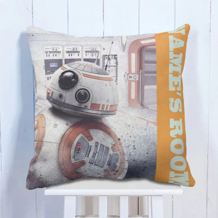 BB8 Droid Name Personalised Cushion