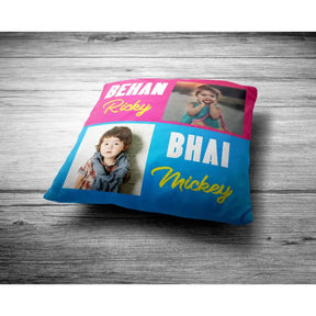 Bhai Bahen Personalised Cushion