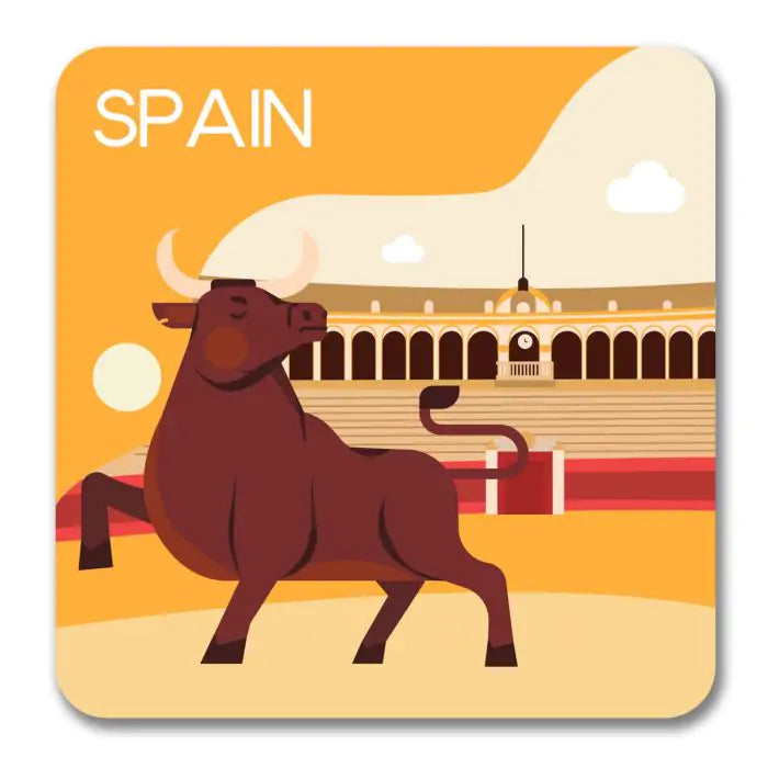 Bull Fight Spain Souvenir Magnet
