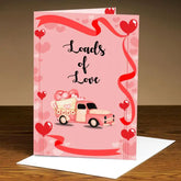 Personalised Truck Loads of Love For You Card-1