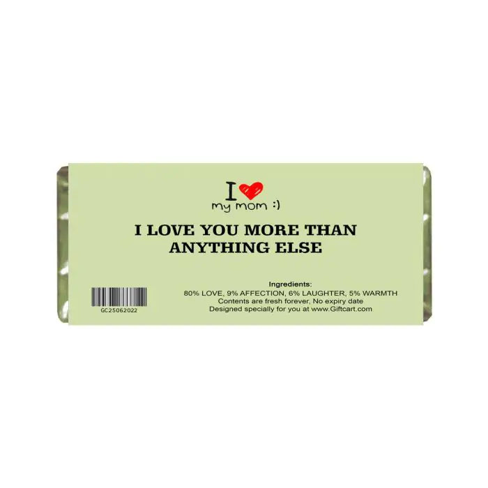 Personalised Choco Bar Gif For Mom on Mother's Day