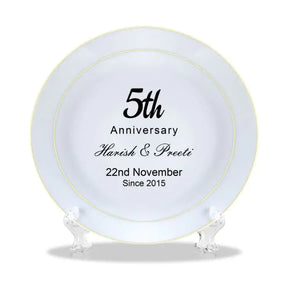 Personalised Anniversary Plate