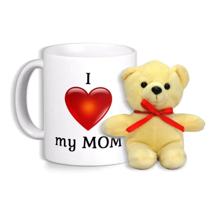 Mom You Rock Mug & Teddy Set