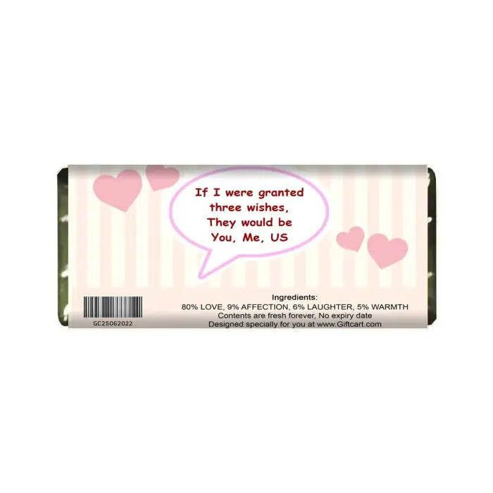 Personalised Candy Sweet Choco Bar