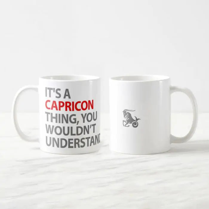 It's A Capricorn Thing Zodiac Mug-4