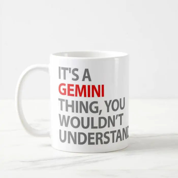It's A Gemini Thing Zodiac Mug-1