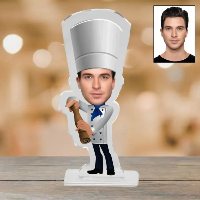Personalised Chef Picture Stand-1