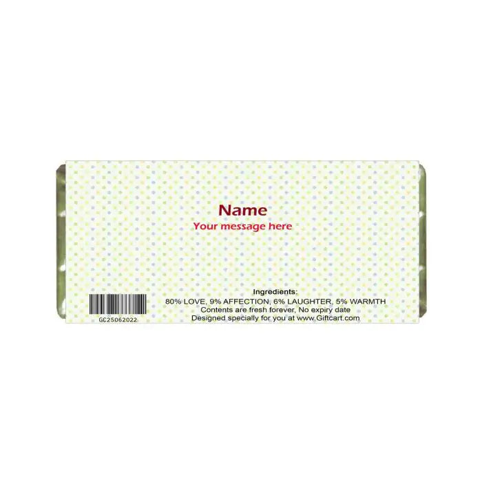 Personalised Friends Forever Choco Bar