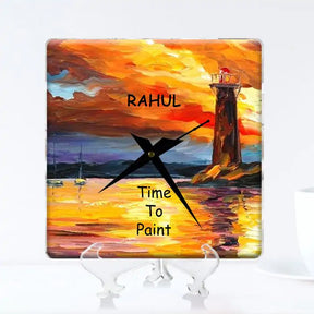 Personalised Painting Clock