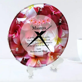 Personalised Mom Love Clock