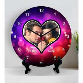 Personalised Couple Picture Clock