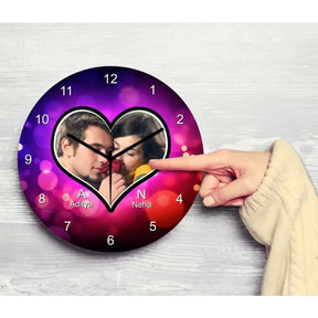 Personalised Couple Picture Clock