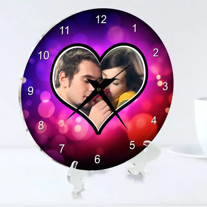 Personalised Couple Picture Clock