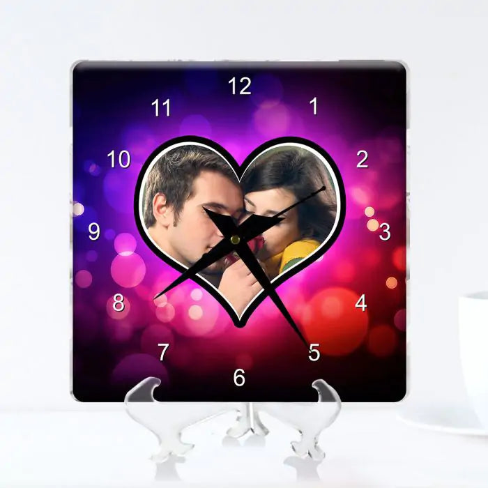 Personalised Couple Picture Clock