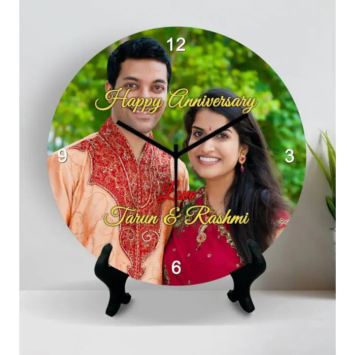 Personalised Anniversary Photo Clock