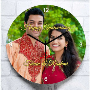 Personalised Anniversary Photo Clock