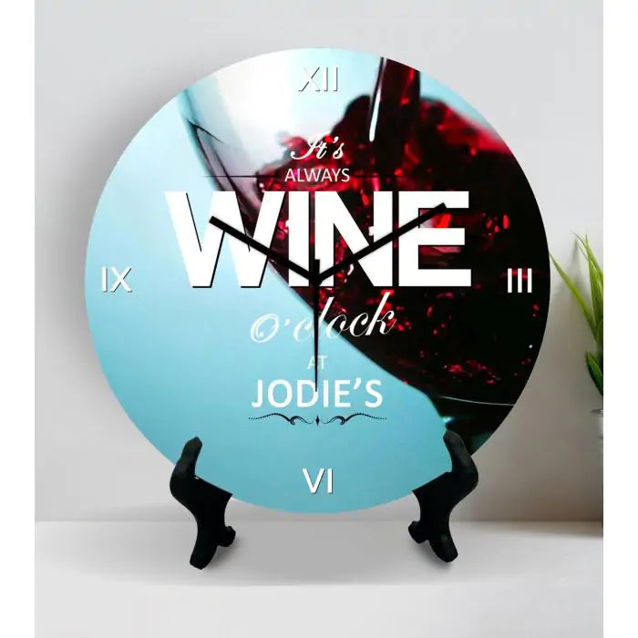 Personalised Wine Clock
