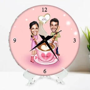 Personalised I Love You Latte Clock