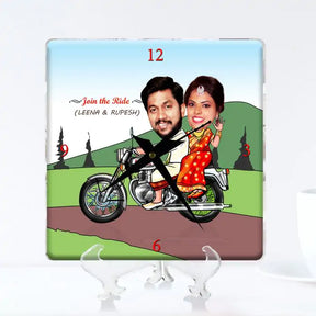 Personalised Join The Ride Clock