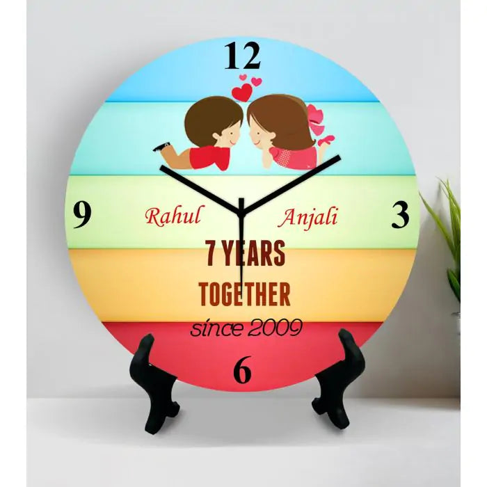 Personalised Years Together Clock
