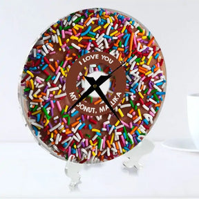 Personalised Doughnut Clock