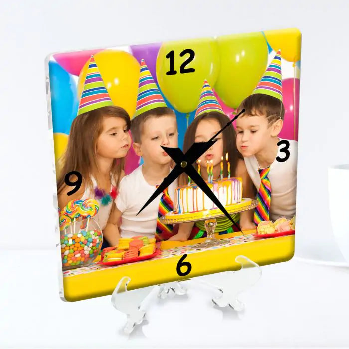 Personalised Birthday Girl Clock