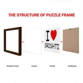 Personalised I Love Puzzle