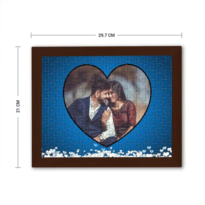 Personalised Heart Shape Puzzle