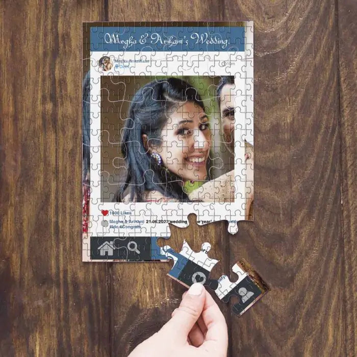 Personalised Facebook Post Puzzle