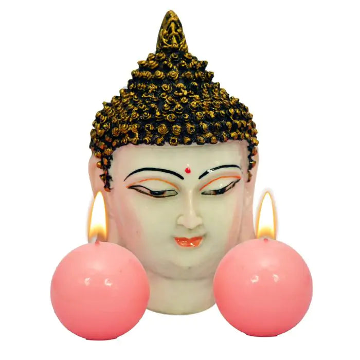 Buddha with Glowing Candles Hamper
