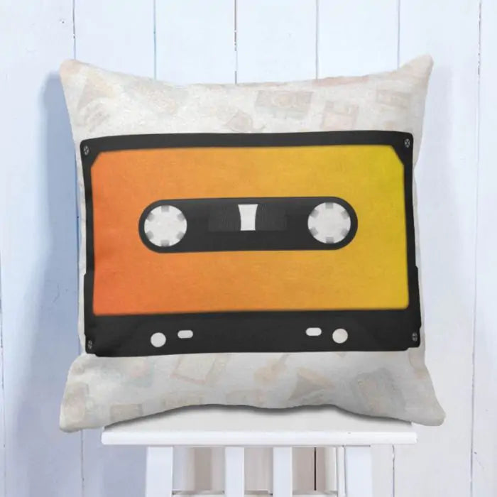Quirky Tape Retro  Cushion