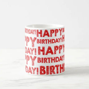 Happy Birthday Red Mug-4