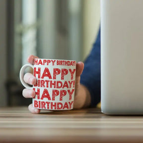 Happy Birthday Red Mug