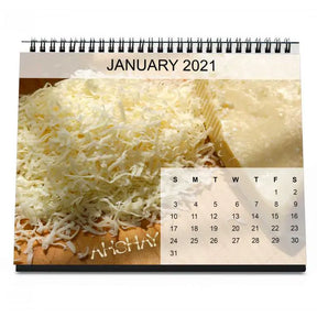 Personalised Calendar For a Big Foodie