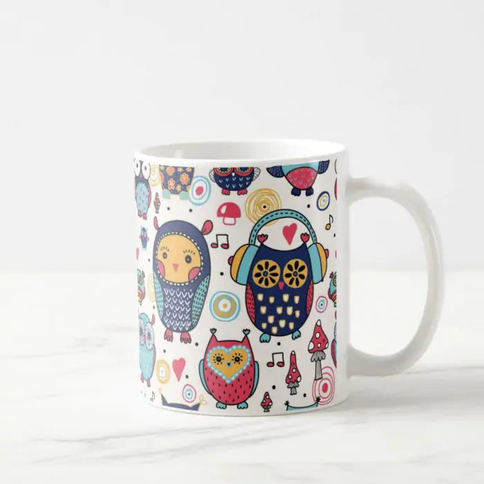 Owl Love Ceramic Mug-8