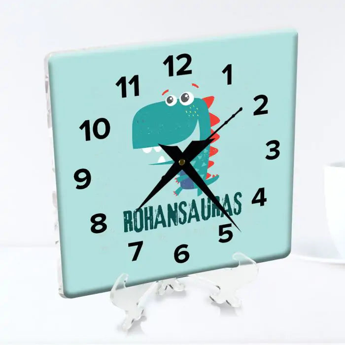 Personalised Namesaurus Clock