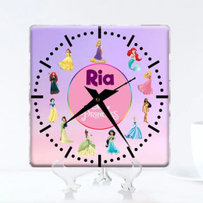 Personalised Disney Princess Clock