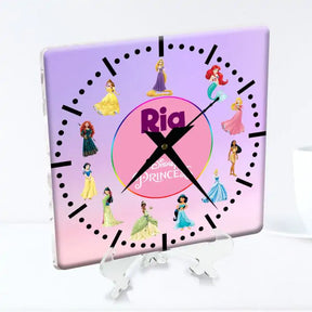 Personalised Disney Princess Clock