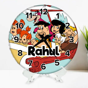 Personalised Flintstones Clock-1