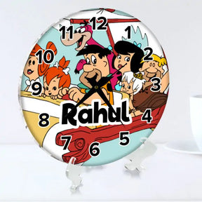 Personalised Flintstones Clock