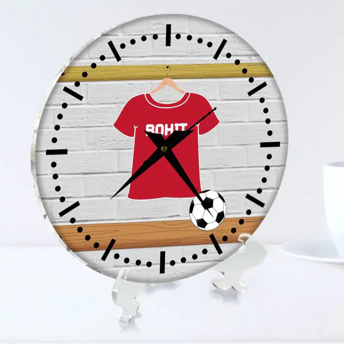 Personalised Football Love Clock