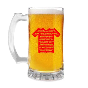 Record-Breaking Football Beer Mug - Ceni
