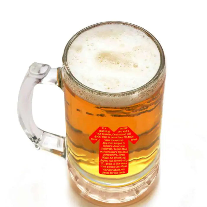 Record-Breaking Football Beer Mug - Ceni