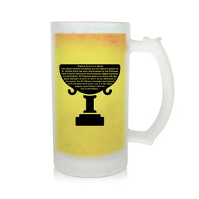 Record-Breaking Football Beer Mug - Heighest Score