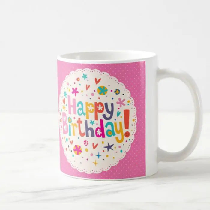Happy Birthday Wish Ceramic Mug
