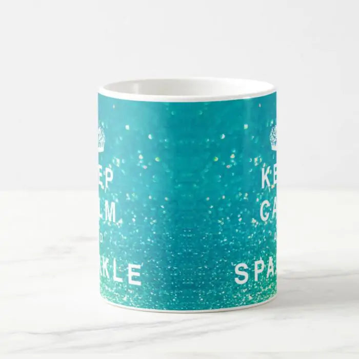 Keep Calm And Sparkle Ceramic Mug-4