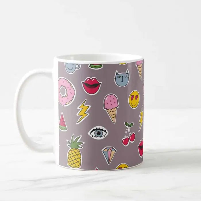 Ice Cream Icon Ceramic Mug-2