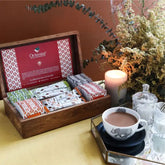 Octavius Premium Tea Assortment of 60 Tea Bags & 30 Ready Tea Sachets in Wooden Gift Box