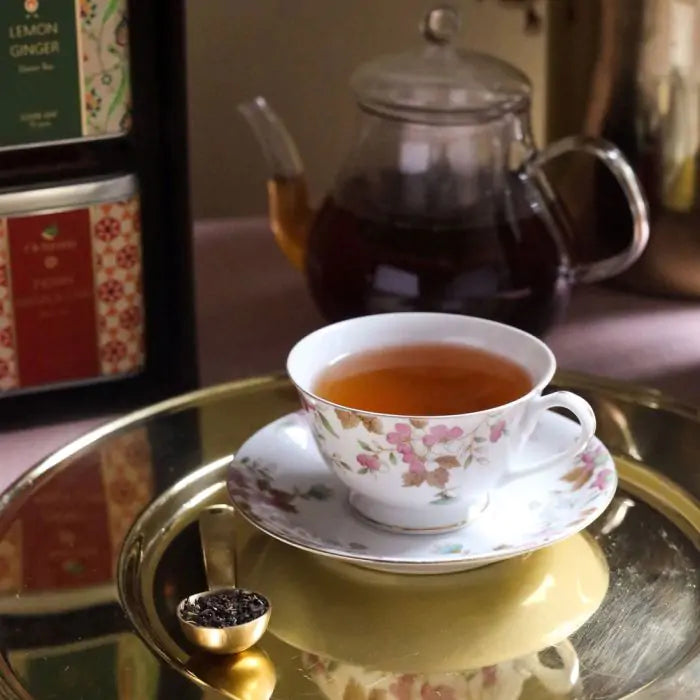 Octavius Heritage of India Tea Collection Assorted 4 Premium Loose Leaf Black and Green Teas